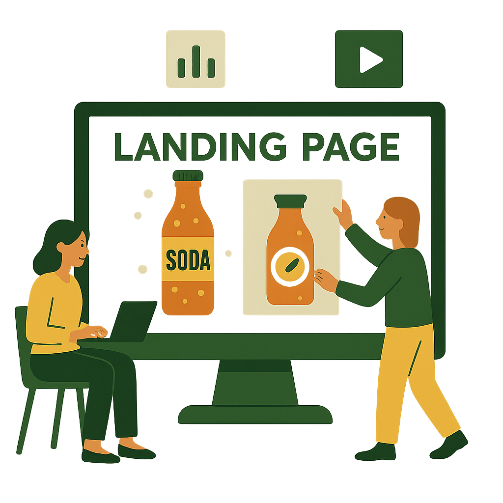 Landing oldal készítés DEKAFLOW